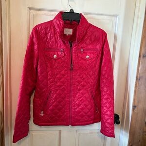 Laundry By Shelli Segal Quilted Pink Jacket